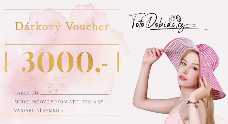 Dárkový voucher na modelingové focení